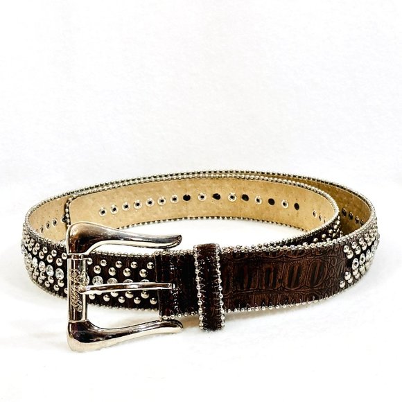 Guess Faux Leather Western Style Belt - XL - Picture 7 of 13